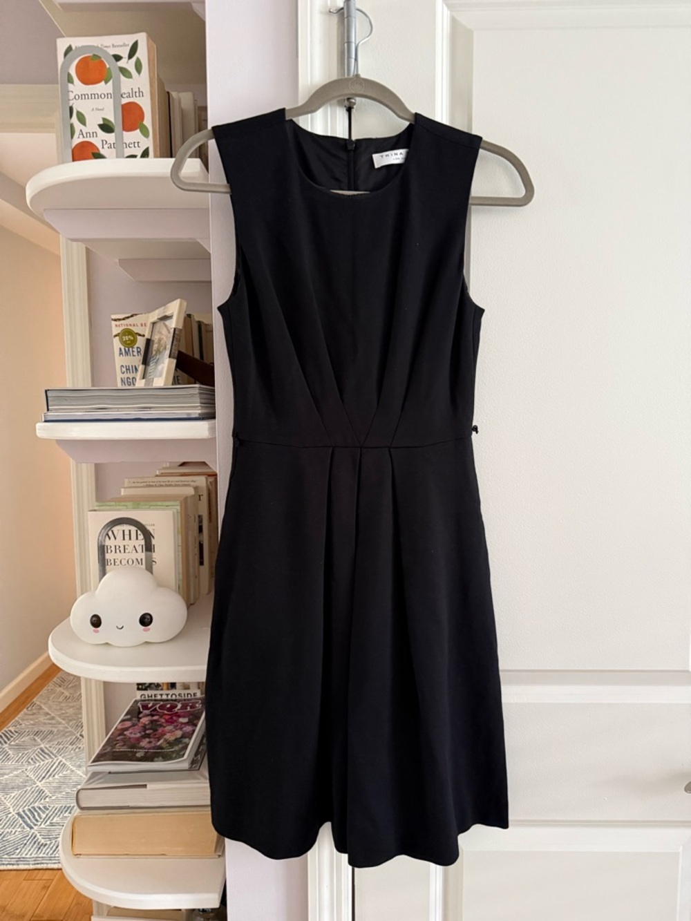 Trina Turk Black Sleeveless Fit-and-Flare Dress in EUC - Size 0/2(?)